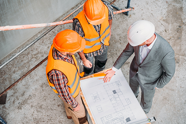 CAD Pläne gerollt oder gefaltet Baustellen Plan/Plott drucken